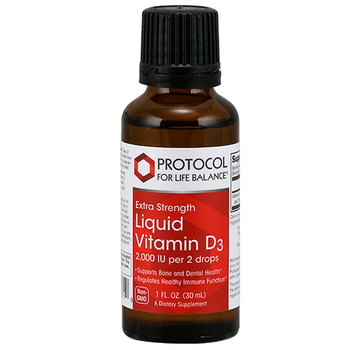 Liquid Vitamin D-3 2,000 IU (Protocol for Life Balance)