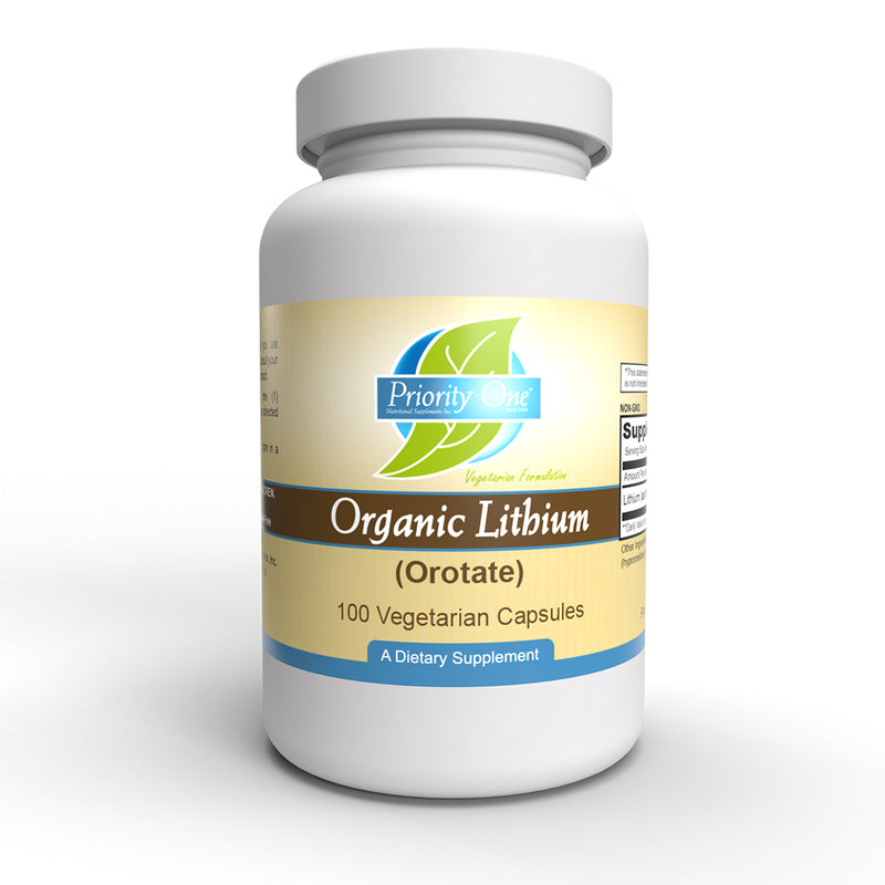 Lithium Organic 30mg (Priority One Vitamins) Front