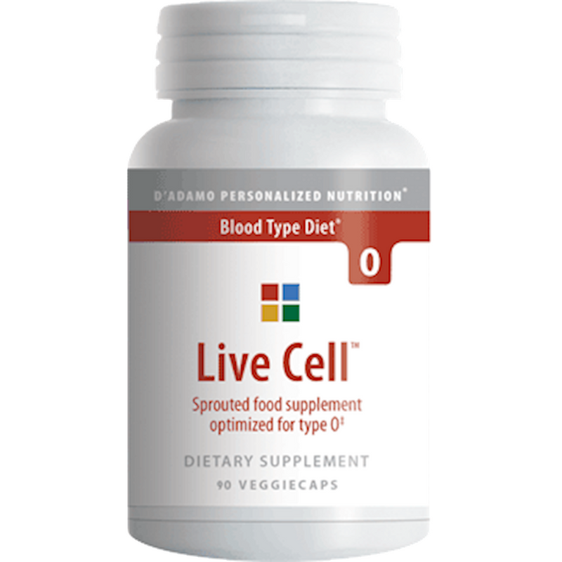 Live Cell O (D'Adamo Personalized Nutrition) Front