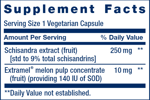 Liver Efficiency Formula (Life Extension) Supplement Facts