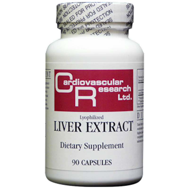 Liver Extract 550 mg (Ecological Formulas) Front