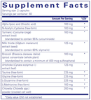 liver-g.i. detox pure encapsulations supplement facts