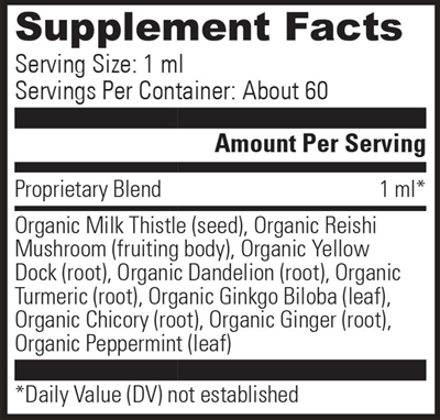 Liver Health (Global Healing) Supplement Facts