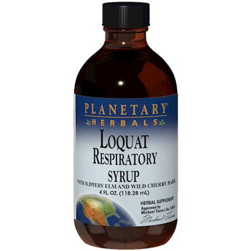 Loquat Respiratory Syrup (Planetary Herbals) Front