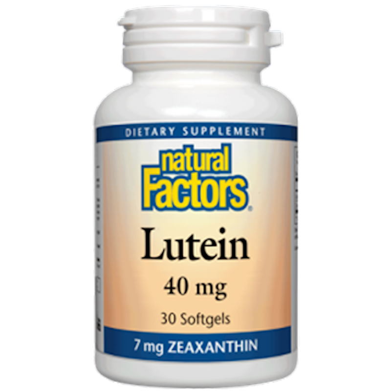 Lutein 40 mg (Natural Factors) Front