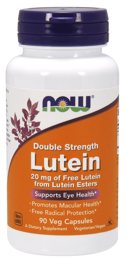 Lutein Double Strength (NOW) Front