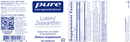 lutein zeaxanthin pure encapsulations label