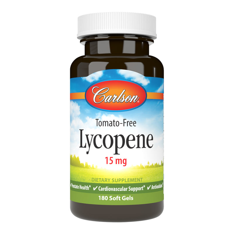 Lycopene 15 mg (Carlson Labs) 180ct Front