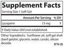 lycopene carlson labs supplement facts
