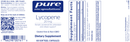 lycopene 20 mg pure encapsulations label