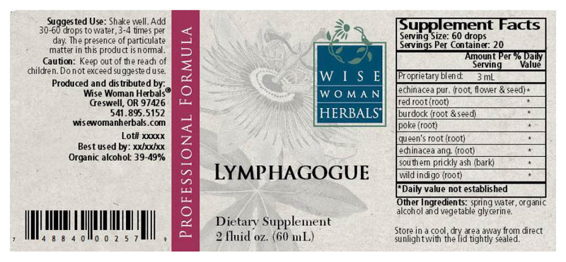 Lymphagogue Compound 2oz Wise Woman Herbals products