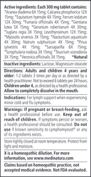 lymphomyosot tablets (medinatura professional) drug facts