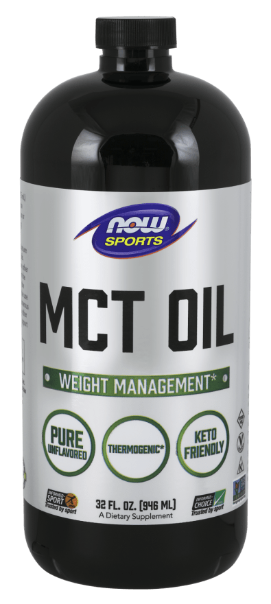 MCT Oil 32 fl. oz. (NOW) Front