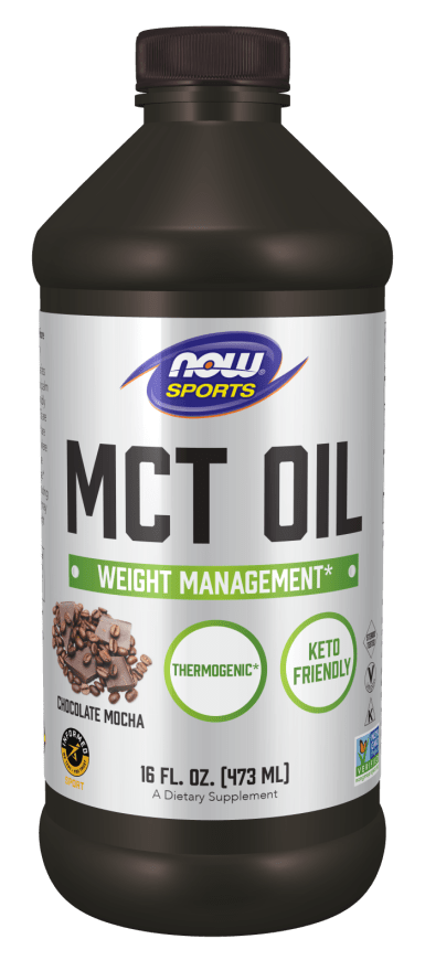 MCT Oil Chocolate Mocha (NOW) Front