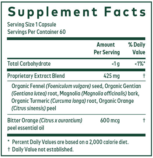MMC Restore (Gaia Herbs Professional Solutions) Supplement Facts