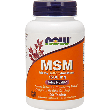 MSM 1500 mg (NOW) Front