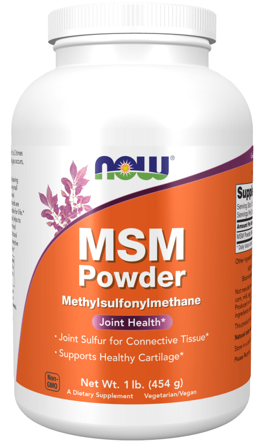 MSM Powder (NOW) Front