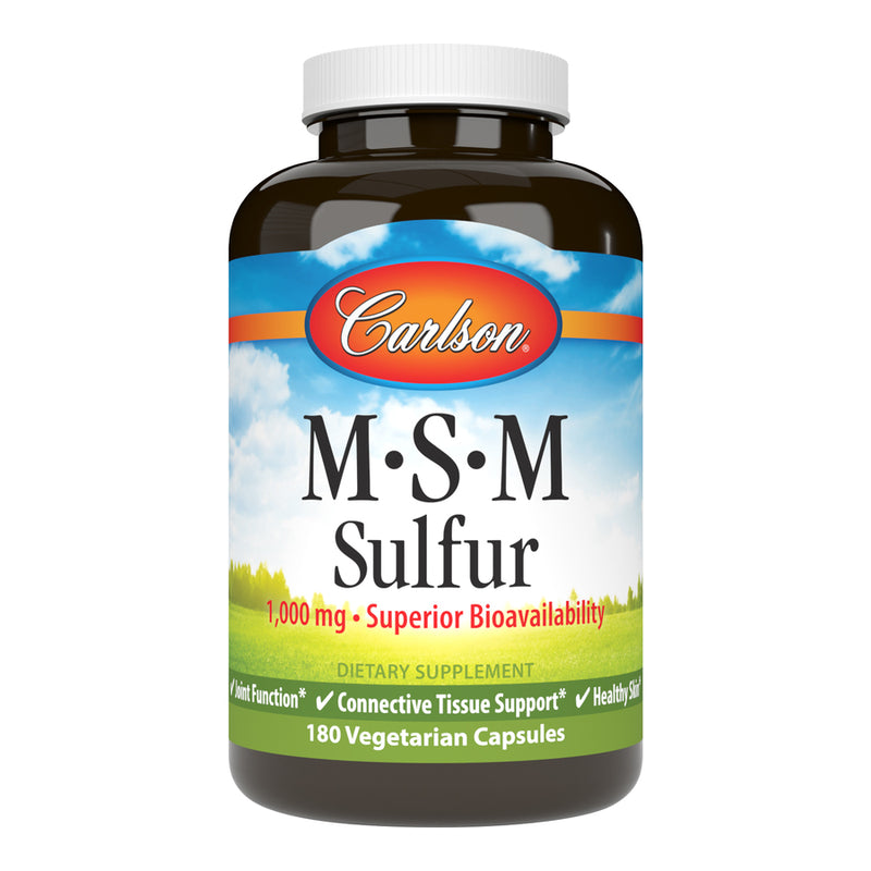 MSM Sulfur (Carlson Labs) Front