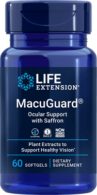 MacuGuard® Ocular Support with Saffron (Life Extension) Front