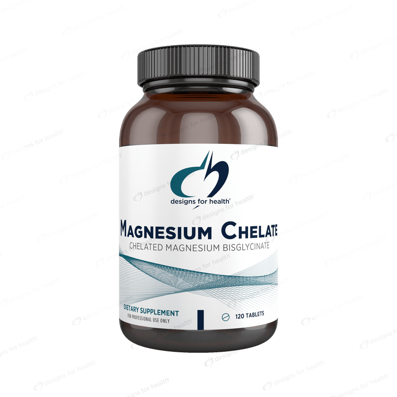 Magnesium Chelate (Designs for Health) Front
