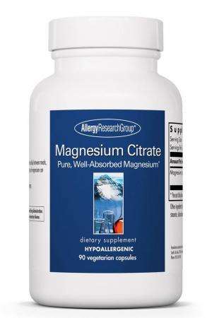 Magnesium Citrate 90ct Allergy Research Group