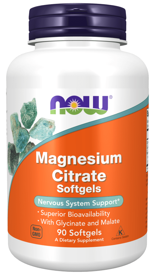 Magnesium Citrate Softgels (NOW) Front