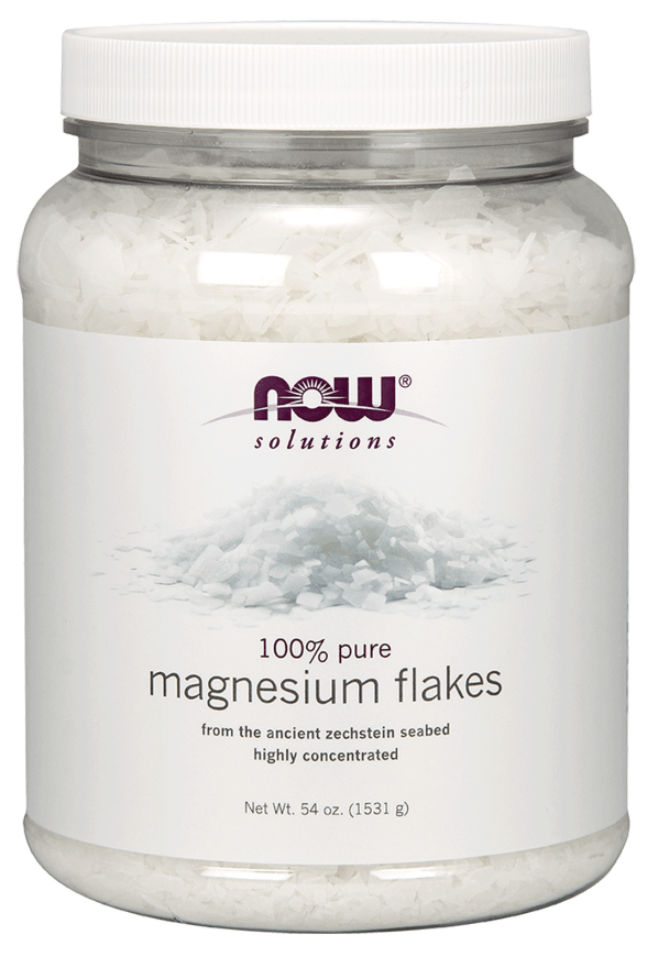 Magnesium Flakes (NOW) Front