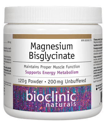 Magnesium Bisglycinate (Bioclinic Naturals) Front