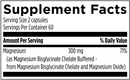 magnesium bisglycinate designs for sport supplement facts