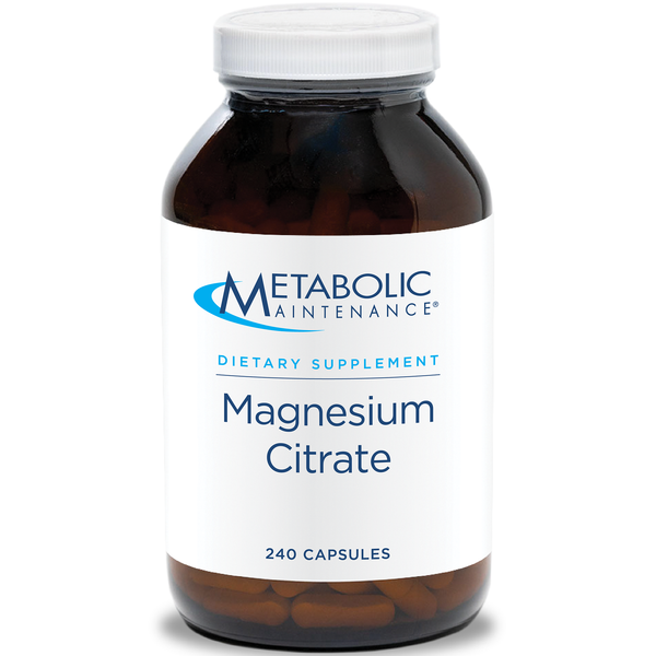 Magnesium Citrate (Metabolic Maintenance) Front