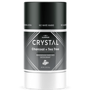 magnesium enriched charcoal & tea tree deodorant stick (crystal)
