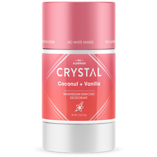 magnesium enriched coconut & vanilla deodorant stick (crystal)