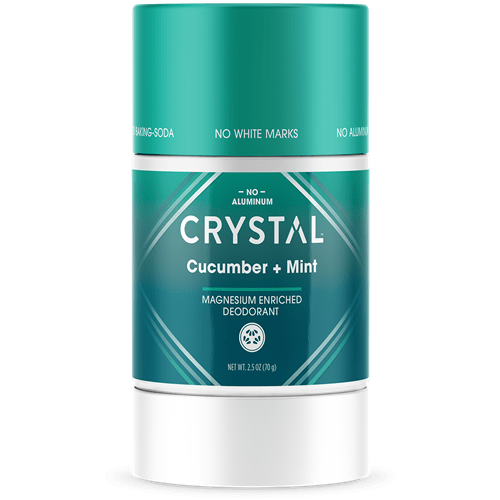 magnesium enriched cucumber & mint deodorant stick (crystal)