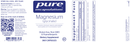 magnesium glycinate pure encapsulations label