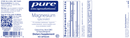 magnesium glycinate pure encapsulations label
