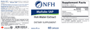 maitake sap (nfh nutritional fundamentals) label