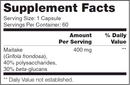 maitake sap (nfh nutritional fundamentals) supplement facts