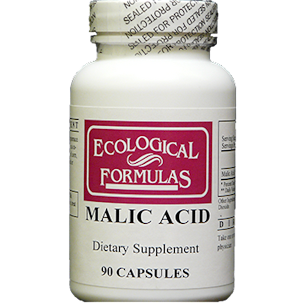 Malic Acid 600 mg (Ecological Formulas) Front
