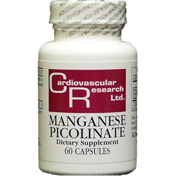 Manganese Picolinate 20 mg (Ecological Formulas) Front