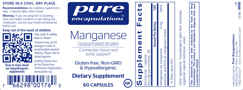 Manganese (Pure Encapsulations)