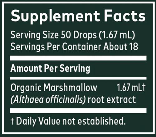 Marshmallow Root 1oz (Gaia Organics®) (Gaia Herbs) supplement facts