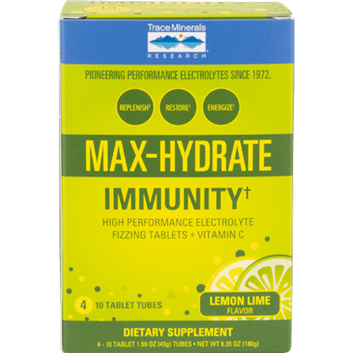 Max-Hydrate Immunity 4ct (Trace Minerals Research) Front
