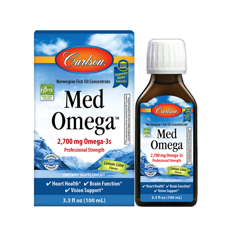 MedOmega Fish Oil 2700 mg (Carlson Labs) Front
