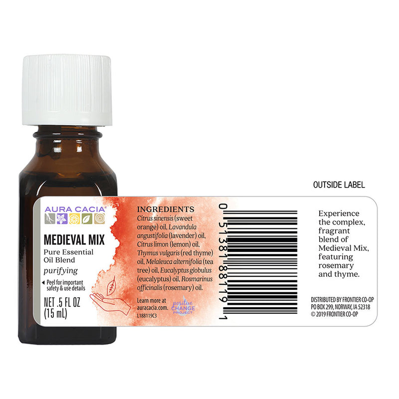 Medieval Mix (Aura Cacia) Outside Label