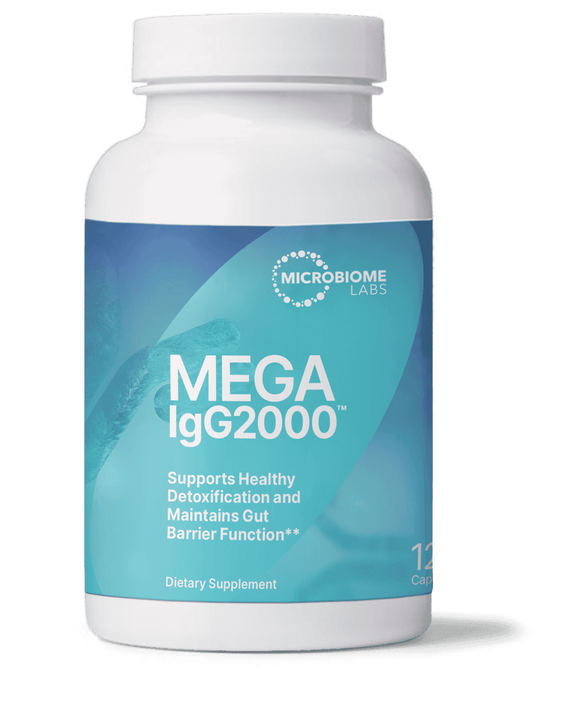 megaigg2000 mIcrobiome labs | igg supplement | immunoglobulins | immunolin | serum derived igg | sbi