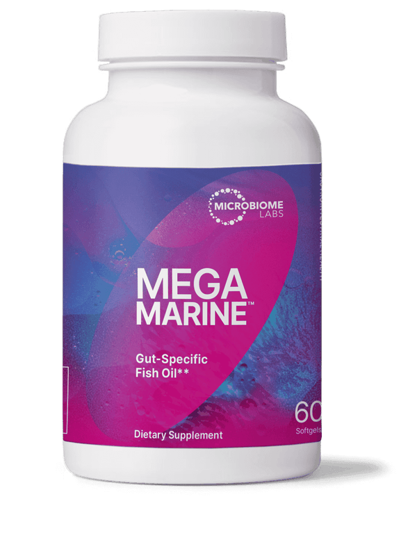 Megamarine Gut associated fish oil microbiome labs | dpa supplement | epa dha supplement | omega 3 supplement