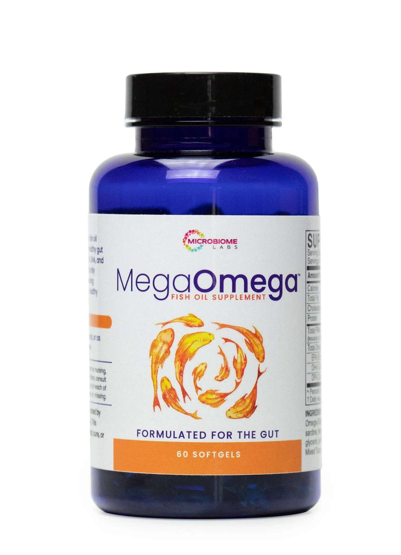 MegaOmega - Gut-Specific Fish Oil (Microbiome Labs) Front