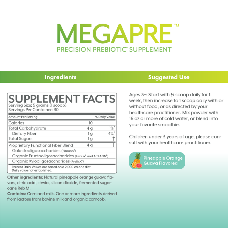  MegaPre - a Precision Prebiotic (Microbiome Labs) Supplement Facts