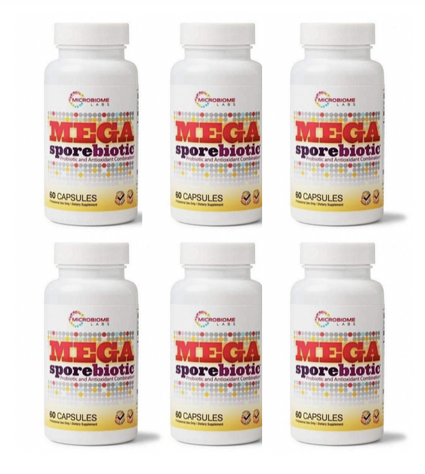 MegaSporeBiotic 6-Pack (Microbiome Labs) 
