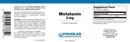 melatonin douglas labs label